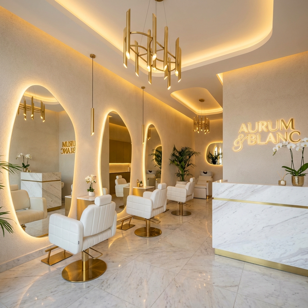 Luxury Salon Interior - Bright Look Beauty Salon Faisalabad Spa Experience